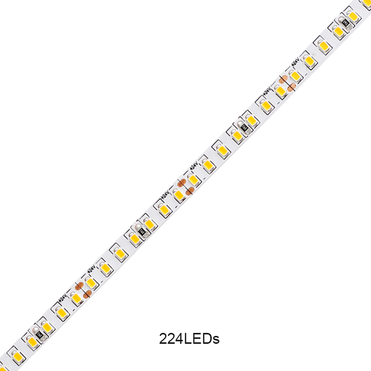 Piccole luci di striscia a LED SMD 2216 24V 224leds/m Ultra sottile 5 mm